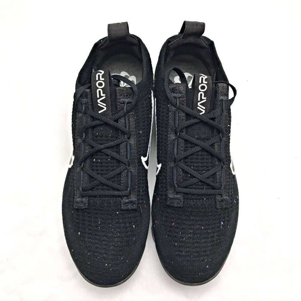 Nike Air Vapormax 2021 FK Flyknit Black Silver White DC4112-002 Womens S… - Picture 4 of 7